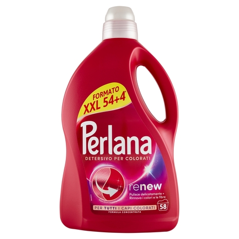 PERLANA Detersivo Colorati 58 Lavaggi 2.900 mL